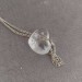 Hyaline Quartz Pendant HEART Sterling Silver 925 AQUARIUS Charm Necklace Charm-4