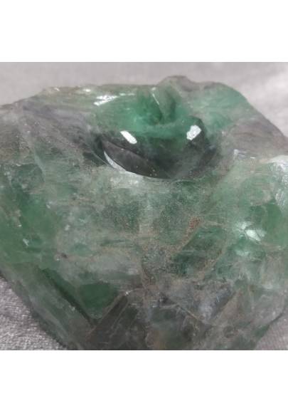 Stand in Rainbow FLUORITE for Sphere Purple Green MultiColor Crystal Rare-1