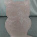 Rose Quartz GIANT 207g OWL Crystal Healing MINERALS Chakra Gift Idea-1
