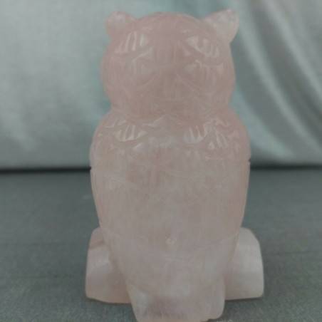 Rose Quartz GIANT 207g OWL Crystal Healing MINERALS Chakra Gift Idea-4