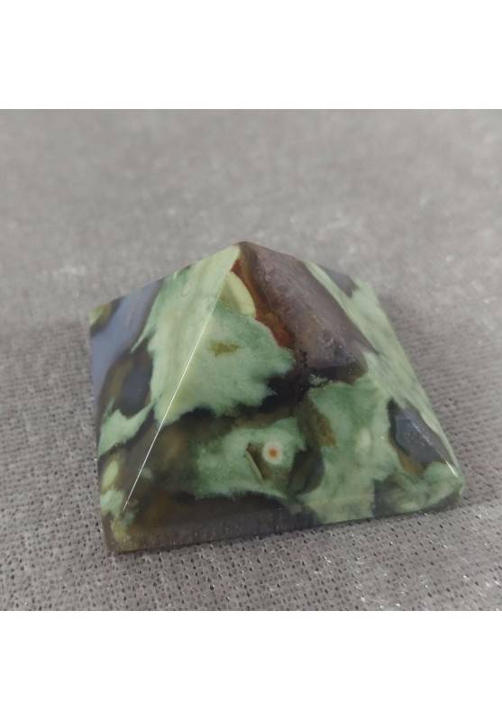 PYRAMID in AGATE Natural Point Statue MINERALS Crystal Healing Chakra Wicca-1