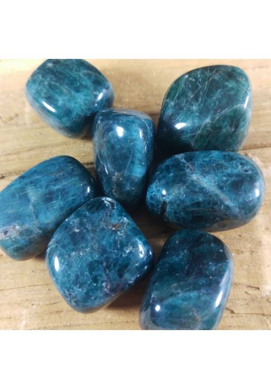 TUMBLED Apatite Crystal Healing MINERALS A+ [ Tumbled Blue Apatite Mineral ]-1