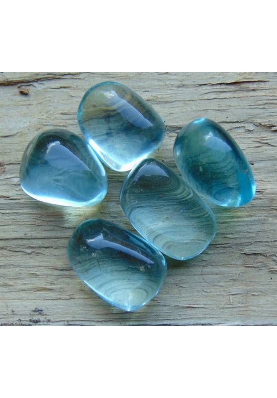 Aqua Blue OBSIDIAN Tumbled Stone Crystal Crystal Healing Chakra MINERALS-1
