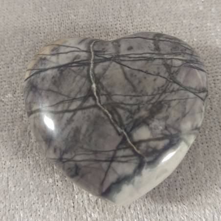 HEART in Fossil Petrified Wood Massage LOVE Crystal Healing Gift Idea in Valentine’s Day-2