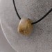 Pendant Bead in Gold Rutilated Quartz Crystal Necklace Crystal Healing Chakra A+-1