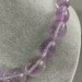 Collana Perle di Ametista Burattata Cristalloterapia Chakra Gioielli Minerali A+-4