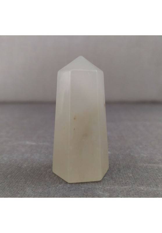 Obelisco ESAGONO in QUARZO ROSA Burattata Chakra Cristalloterapia Minerali Reiki-1