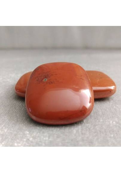 Palmstone Tumbled Stone RED Jasper Plate Chakra Crystal Healing Massage Stone-1