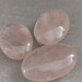 Palmstone BIG in Rose Quartz Tumbled Massage Plate LOVE Crystals Reiki-1