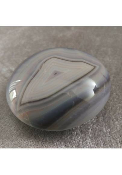LARGE Round Palm Stone in AGATE Tumbled Stone Plate MINERALS Crystals Reiki-1