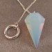 Professional Pendulum in OPALITE Divination Crystals Chakra Meditation Silver-2