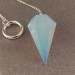 Professional Pendulum in OPALITE Divination Crystals Chakra Meditation Silver?3