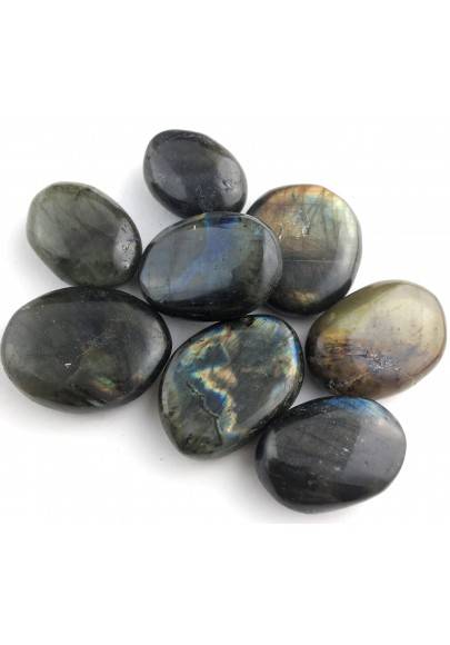 LABRADORITE Tumbled MID SIZE MINERALS Very High Quality A+ Crystal Healing Zen-1