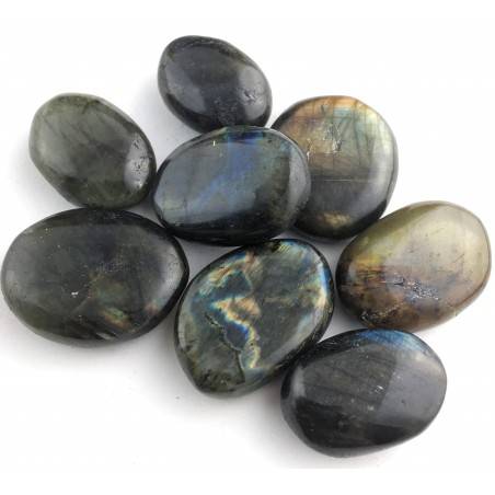 LABRADORITE Tumbled MID SIZE MINERALS Very High Quality A+ Crystal Healing Zen-1