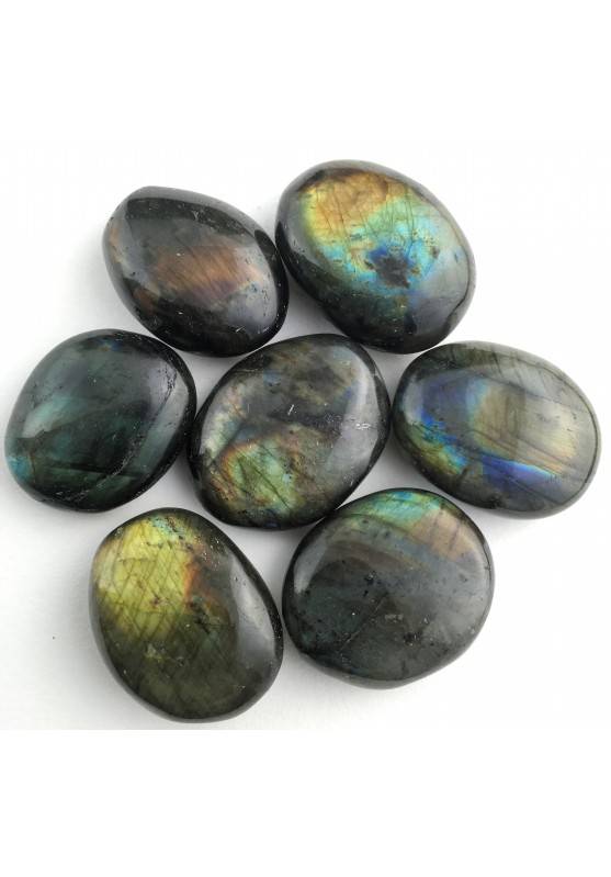 LARGE LABRADORITE Tumbled MINERALS Very High Quality A+ Crystal Healing Zen-1