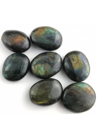 LARGE LABRADORITE Tumbled MINERALS Very High Quality A+ Crystal Healing Zen-2