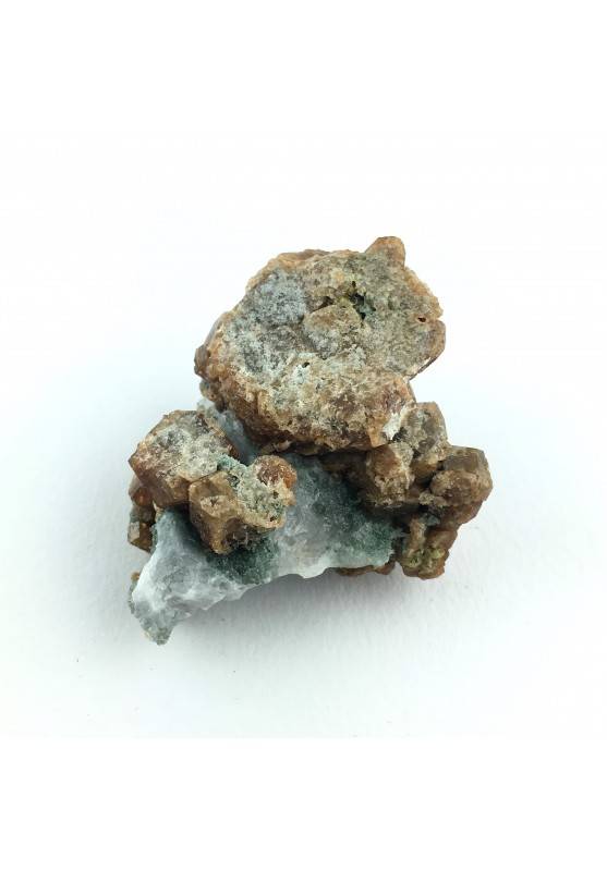 * Minerali Storici * Grossularia Pietra con Quarzo - Val Camonica - Braone-1