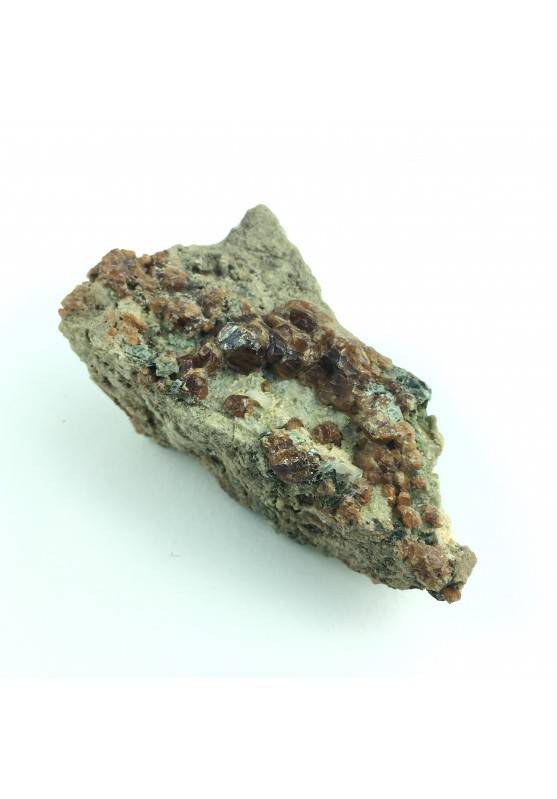 Historical Minerals * ANADRITE GARNET with QUARTZ on Matrix -1