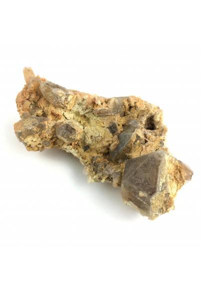 * Minerales Históricas * Puntas de CUARZO ORTOCLASA en Matriz Cuasso al Monte - Ita-1