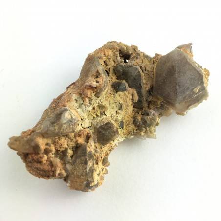 * Minerales Históricas * Puntas de CUARZO ORTOCLASA en Matriz Cuasso al Monte - Ita-2