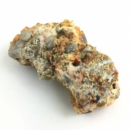 * Minerales Históricas * Puntas de CUARZO ORTOCLASA en Matriz Cuasso al Monte - Ita-3