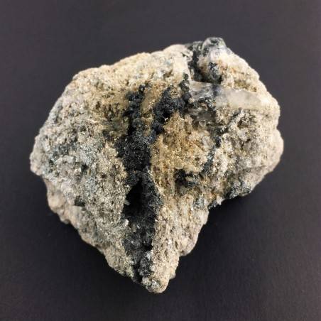 * Minerali Storici * QUARZO su Matrice con EMATITE e RUTILO - Val Formazza - Ita-1