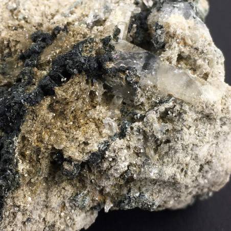 * Minerali Storici * QUARZO su Matrice con EMATITE e RUTILO - Val Formazza - Ita-3