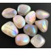 ICe AQUA AURA Rose Quartz LARGE Tumbled Stone Crystal Healing Specimen Chakra-1