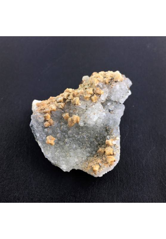 Historical Minerals * DOLOMITE on Quartz - Vignola Modena Italy Mineral A+-3