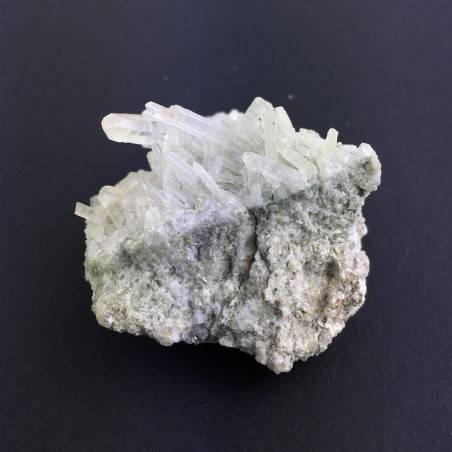 * Minerali Storici * Punte di Quarzo Ialino su Matrice - Svizzera Minerale-3