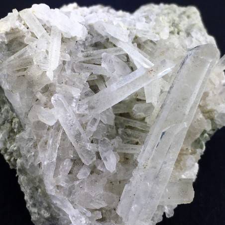 * Minerali Storici * Punte di Quarzo Ialino su Matrice - Svizzera Minerale-4