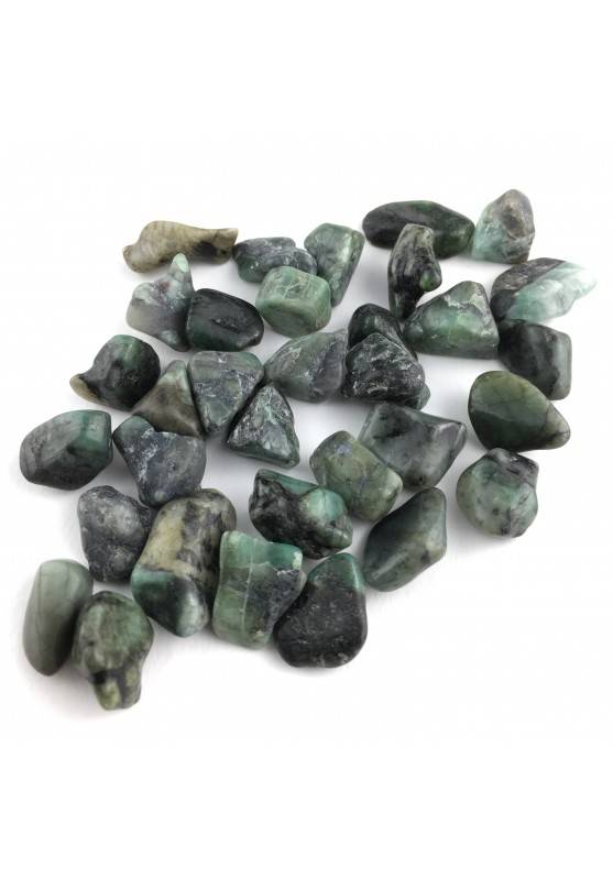 Tumbled Stone EMERALD with Matrix Specimen High Quality Crystal Healing A+-1