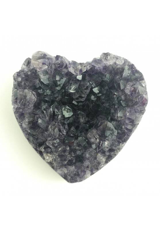 Wonderful Amethyst Cluster Druzy Heart Crystal Geode Grade A+ Crystal Healing-1