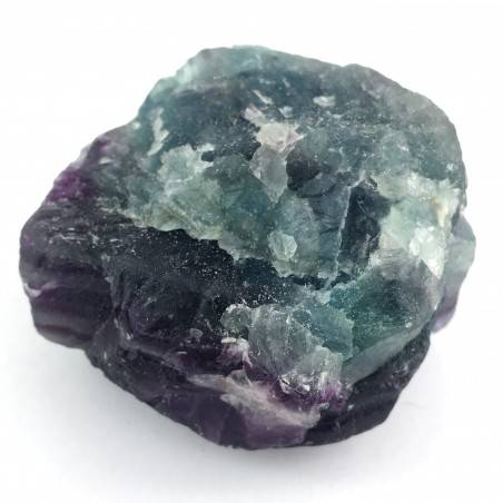 LARGE Piece in RAINBOW FLUORITE Green - Purple Specimen Crystal Healing Zen-1