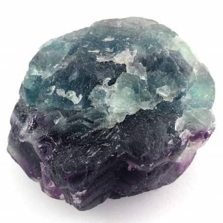 LARGE Piece in RAINBOW FLUORITE Green - Purple Specimen Crystal Healing Zen-3