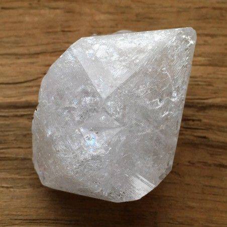 BIG Diamond in ELESTIAL QUARTZ Hyaline Clear Quartz Double Terminated Specimen-2