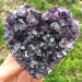 Purple Amethyst Crystal Geode Heart Druzy High Grade A+ LOVE Crystal Healing Minerals-2