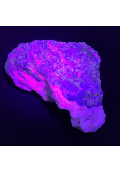 * MINERALS * Fluorescent Aragonite with Sulfur Crystal - Sicily A+-2