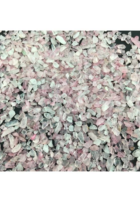 Cuarzo Rosa en Gránulos 50g Rodados Minerales Cristaloterapia Cristales Chakra-1