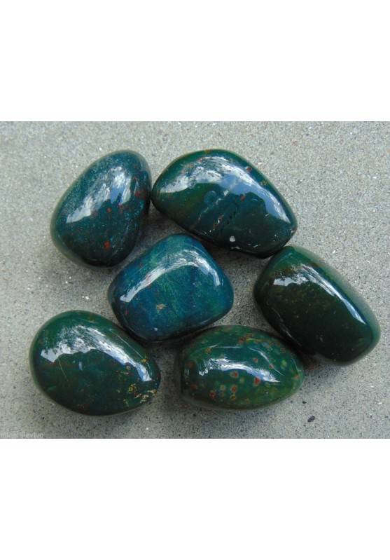 Heliotrope Bloodstone Tumbled Crystal MINERALS Gemstone Crystal Healing Gift Idea Natura A+-1