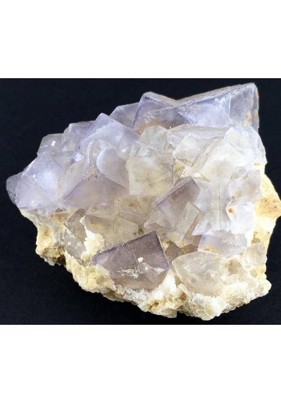 Wonderful Purple Fluorite Color Pure MINERALS Rough Crystal Healing Zen-1