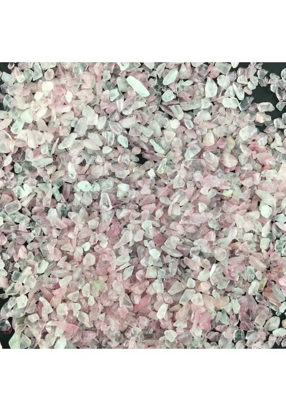 Cuarzo Rosa en Gránulos 100g Rodados Minerales Cristaloterapia Cristales Zen A+-1