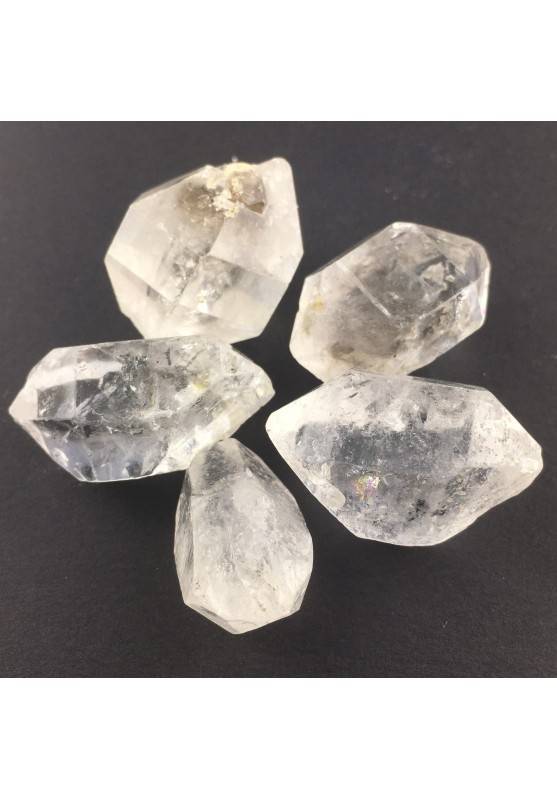 Herkimer Diamond Quartz Double Terminated with Tourmaline Inclusions Chakra A+-1
