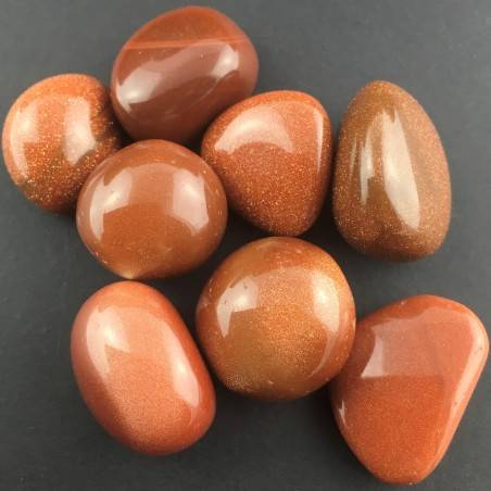 SUN STONE Red Aventurine Tumbled Stone Crystal Crystal Healing MINERALS-1