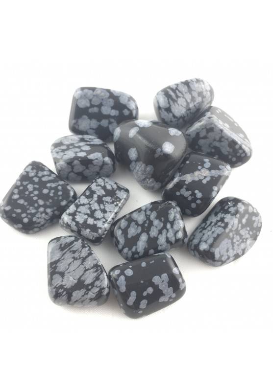 Snow Obsidian Tumble Stones Polished MINERALS Crystal Healing Chakra A+-1