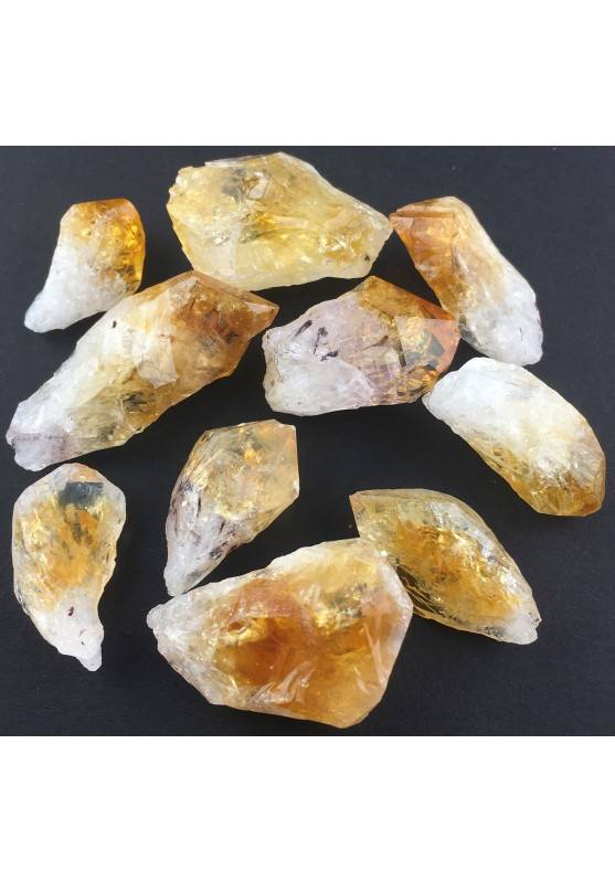 Cuarzo Citrino Punta en Bruto Mineral Cristaloterapia [PAGA SOLO UN ENVÍO-1