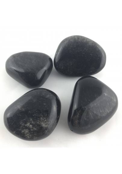 Silver Obsidian Tumbled Stone Crystal Healing A+ [Pay Only One Shipment]-1