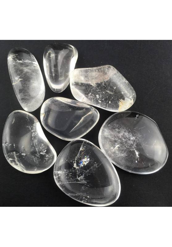 Hyaline Quartz Rock CRYSTAL Tumbled Stone MINERALS [Pay Only One Shipment]-1