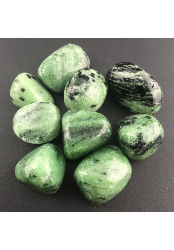 RUBY ZOISITE Anyolite Tumbled Stone Crystal Healing Pay Only One Shipment
