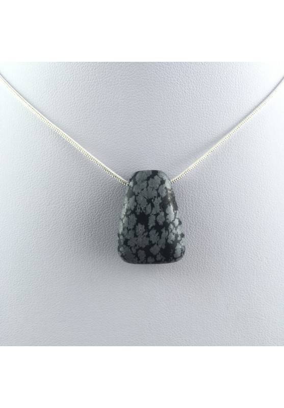 Snow Obsidian Pendant Bead VIRGO TAURUS Necklace Charm Charm-2
